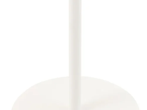 Kunstboom Viso Metaal Wit H75 cm met ronde witte metalen voet, strak en minimalistisch design