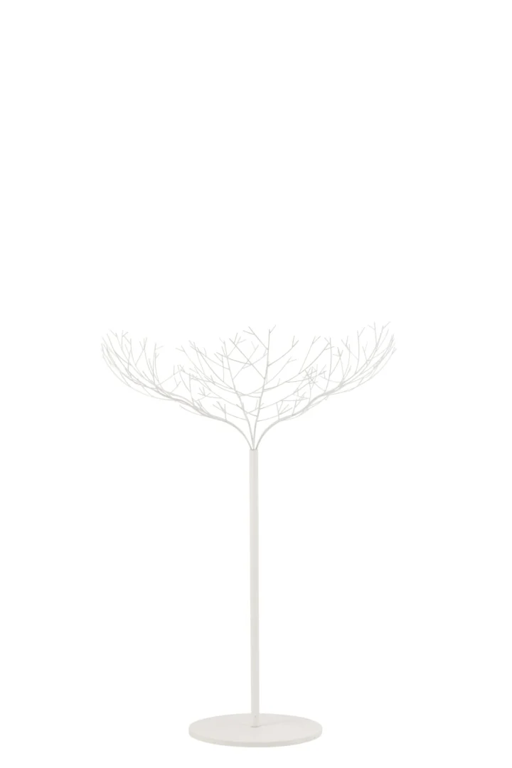 Kunstboom Klaunero Metaal Wit H180 cm - Afbeelding 3