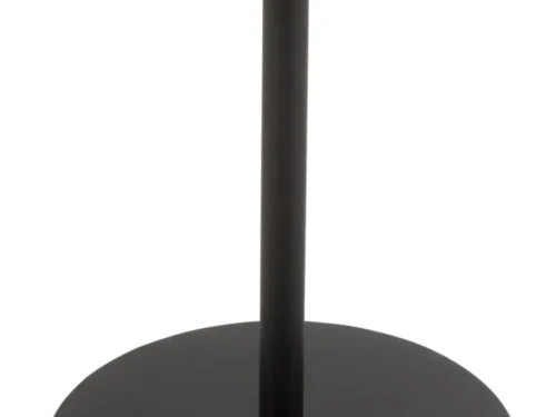 Kunstboom Gaunsar zwart met metalen voet, strak en compact woonaccessoire van 75 cm hoog