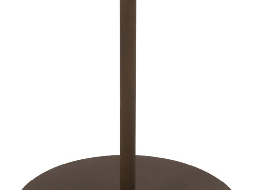 Kunstboom Jaarrella metaal bruin, ronde voet en strakke decoratieve sculptuur voor interieur, H180 cm