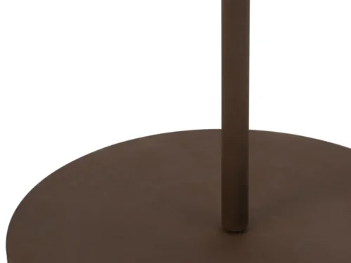 Kunstboom Fustis Metaal Bruin, stevige ronde voet en slanke stam, stoer woonaccessoire H250 cm