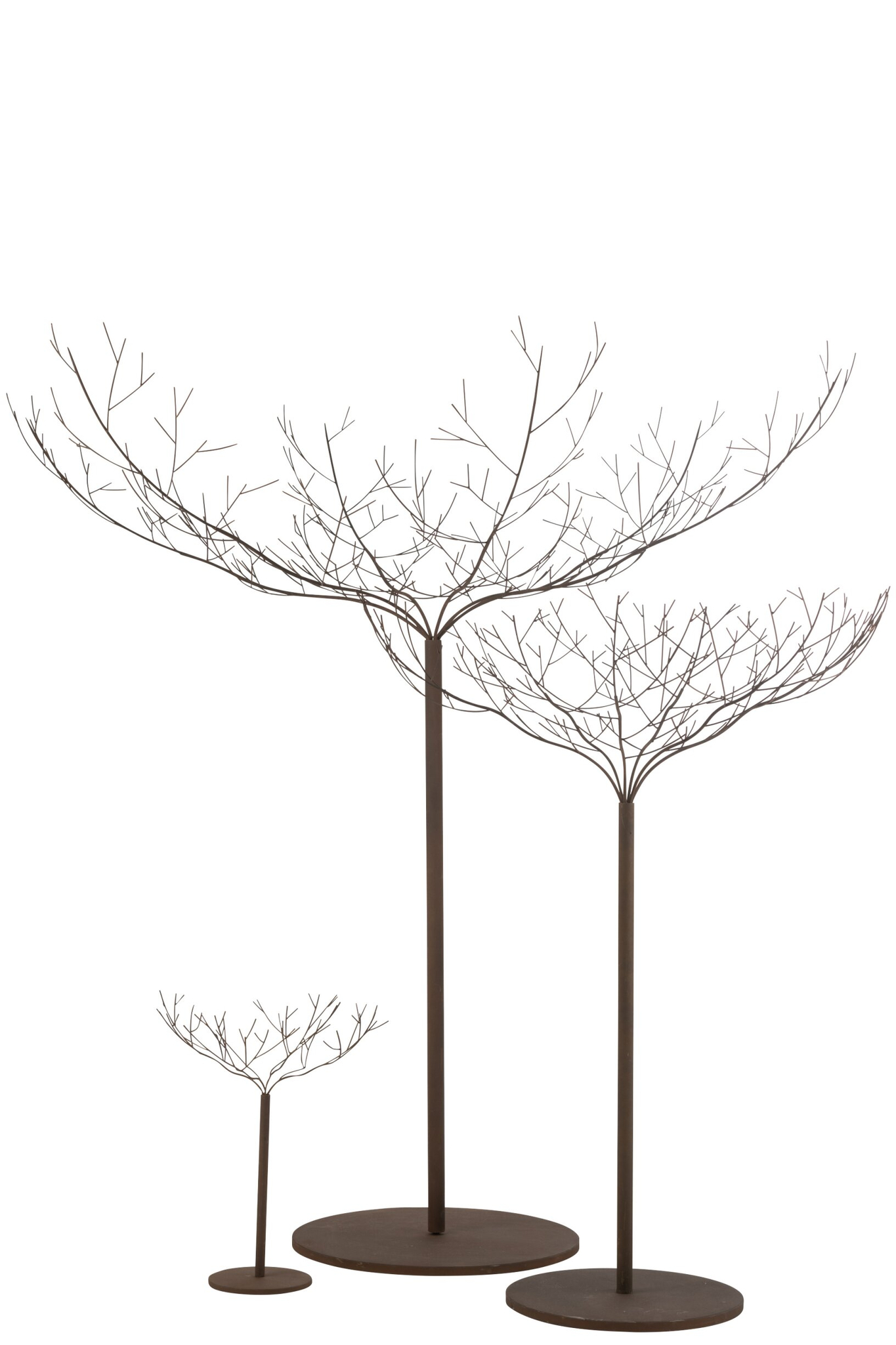 Kunstboom Fustis Metaal Bruin H250 cm - Afbeelding 3