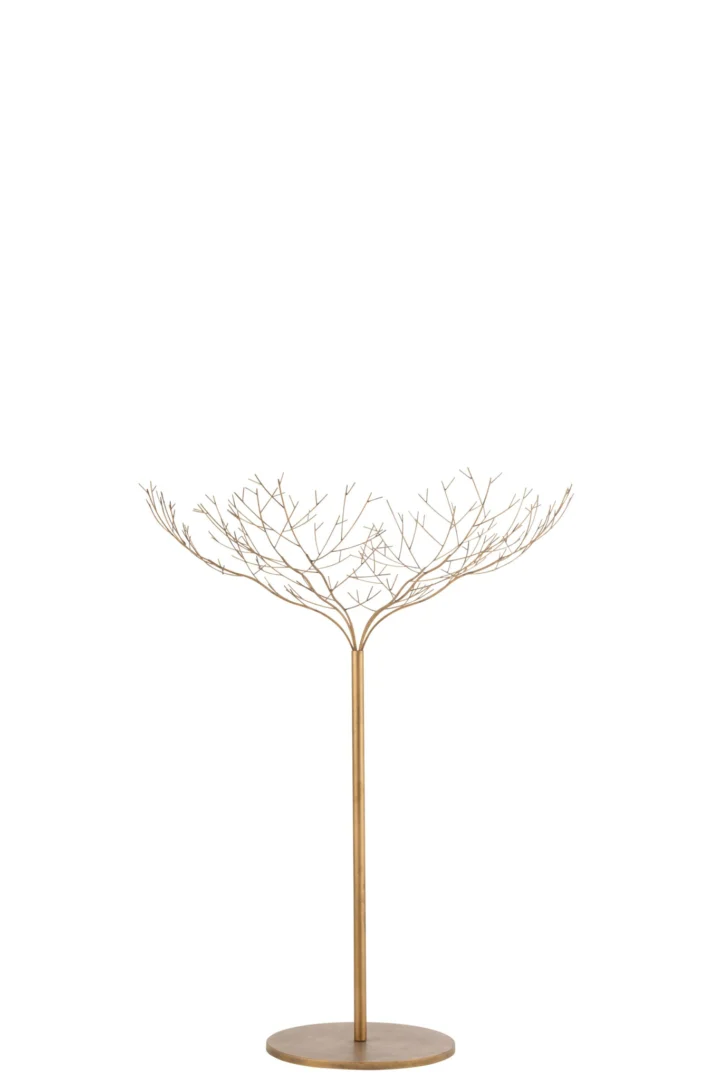 Kunstboom Klaunse Metaal Goud H180 cm - Afbeelding 3