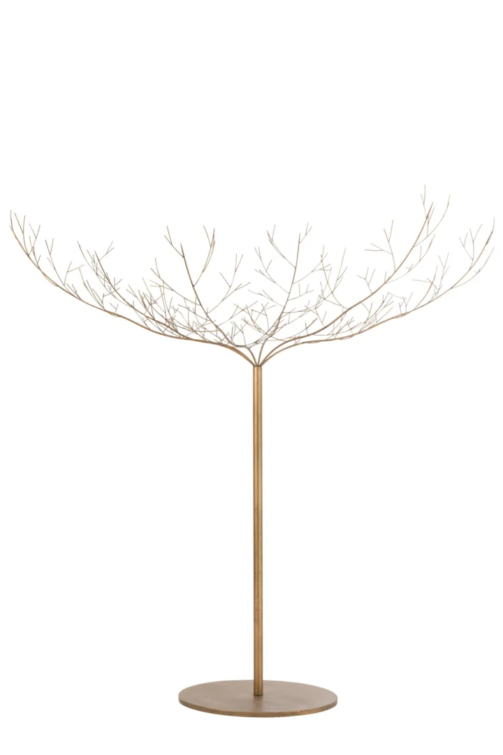 Kunstboom Grivas Metaal Goud H250 cm - Afbeelding 4