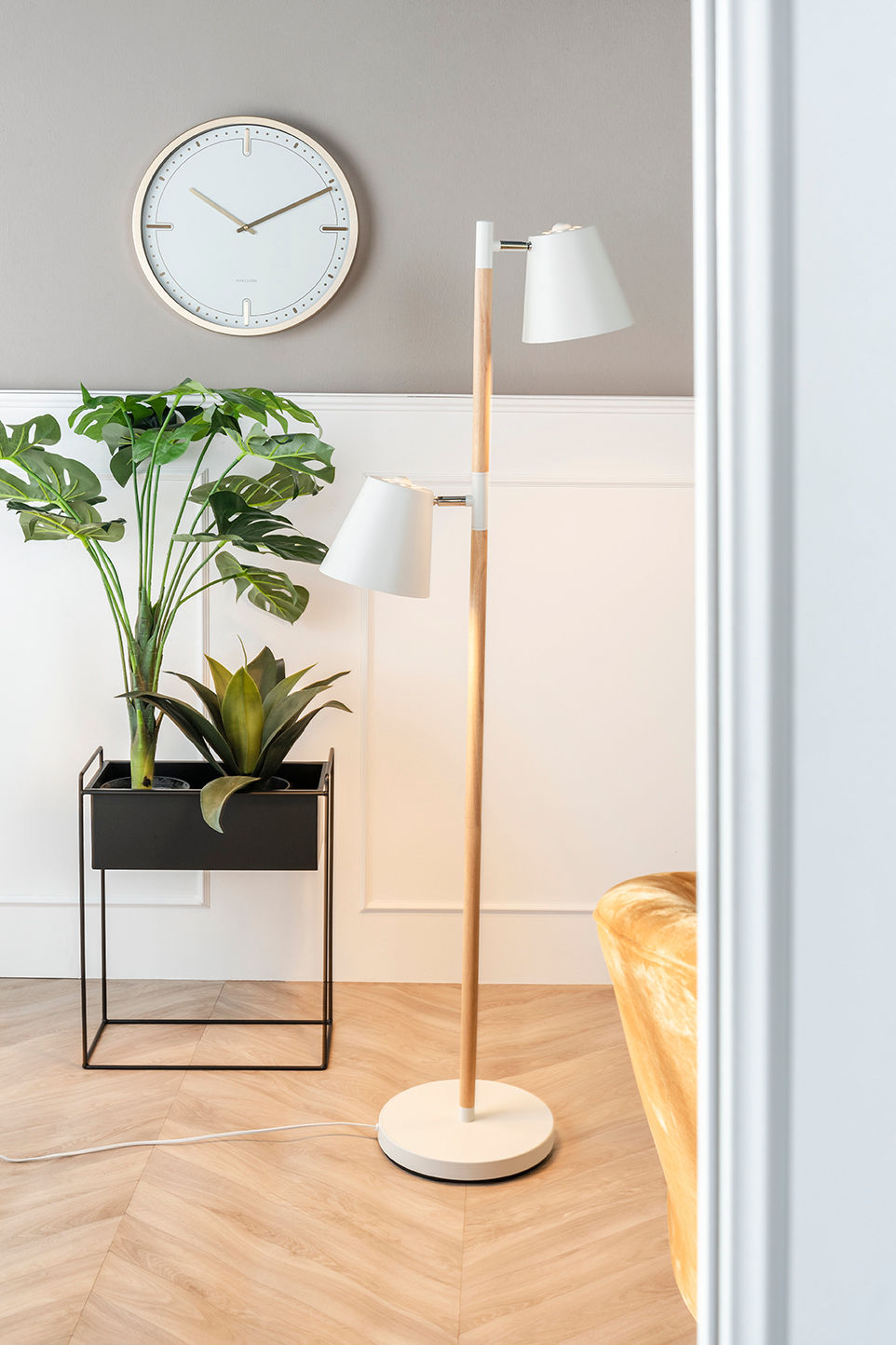 Bloempot Carnund Metaal Zwart H65 cm - Afbeelding 7