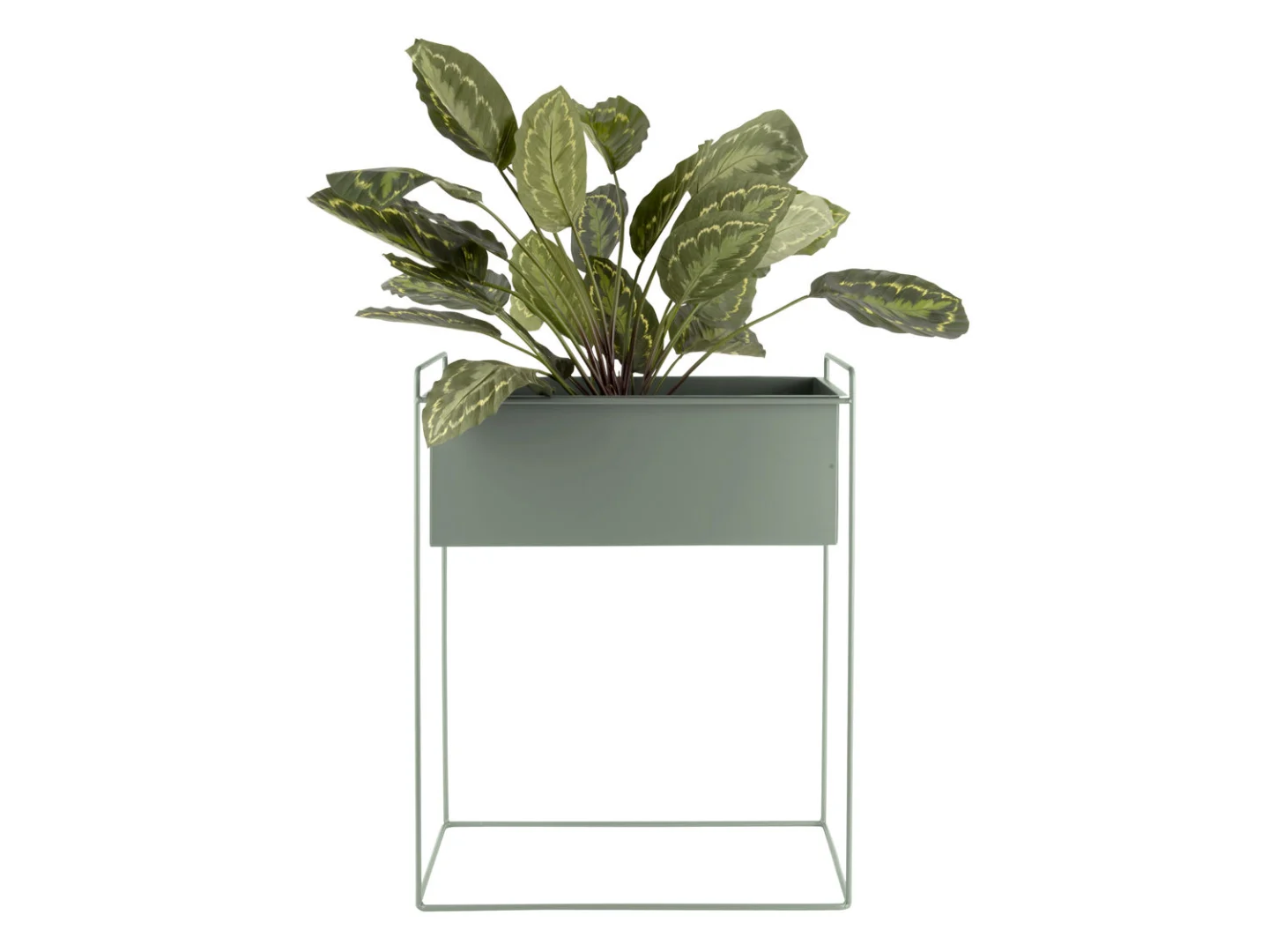 Bloempot Stisy Metaal Groen H65 cm - Afbeelding 2