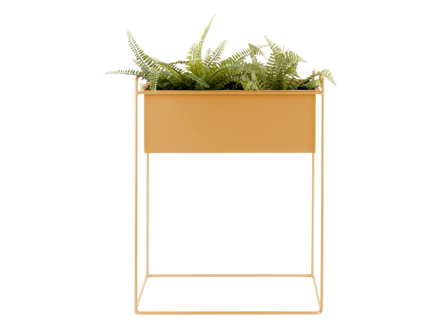 Bloempot Monastir Metaal Geel H65 cm - Afbeelding 3