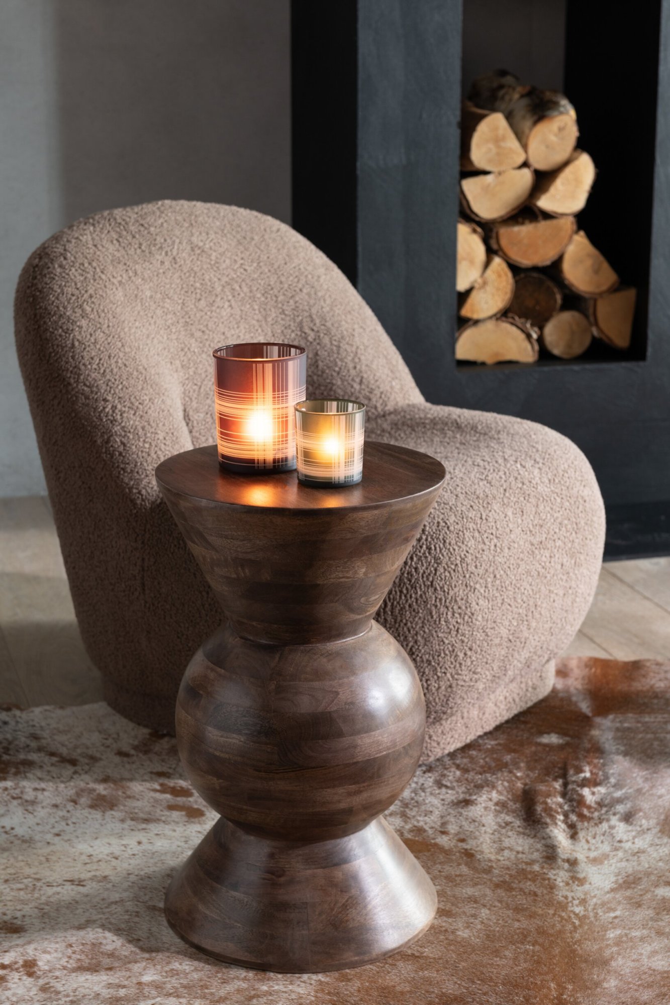 Salontafel Klabin Mangohout 31 cm - Afbeelding 3