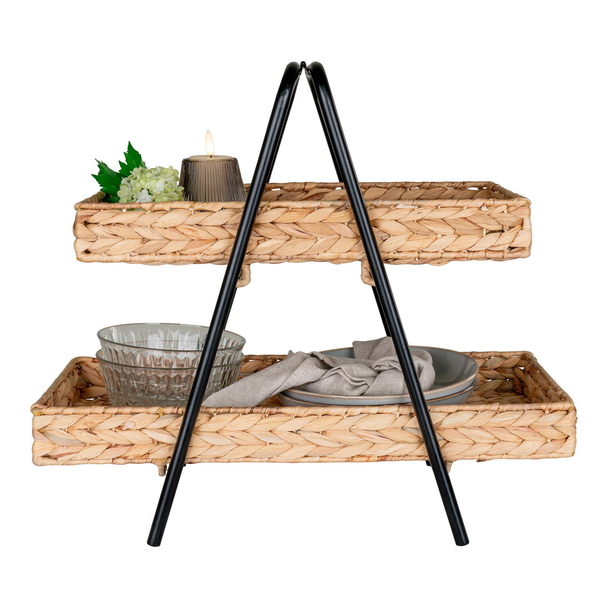 Dienblad Griessas Waterhyacint Naturel - Afbeelding 5