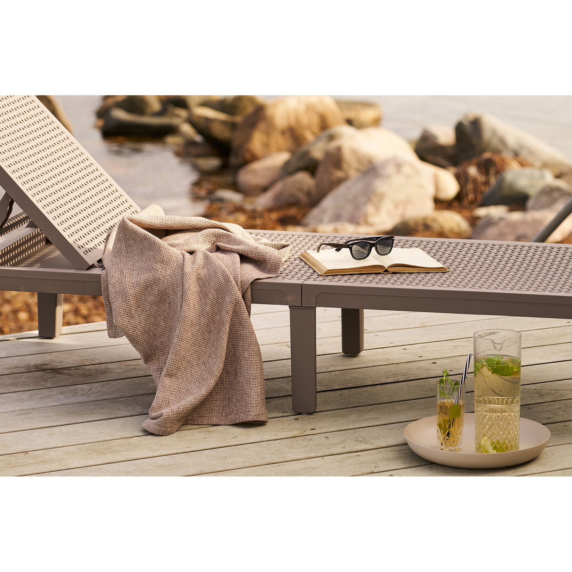 Dienblad Skienona Metaal Beige - Afbeelding 4