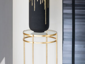 Vaas Sieson Metaal Goud H70 cm - Set van 2