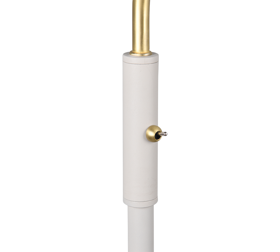 Vloerlamp Cordino Mat Messing H145 cm - Set van 3 - Afbeelding 2