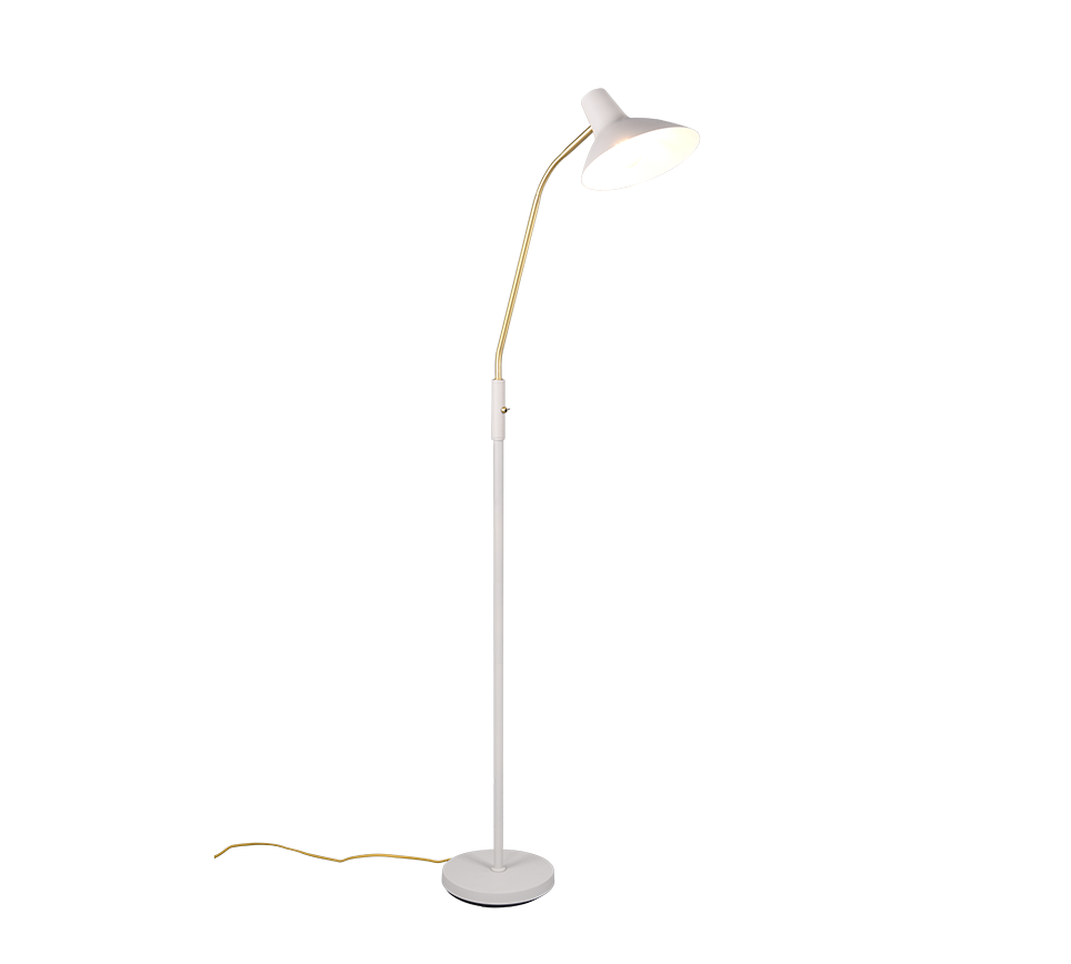 Vloerlamp Cordino Mat Messing H145 cm - Set van 3 - Afbeelding 3