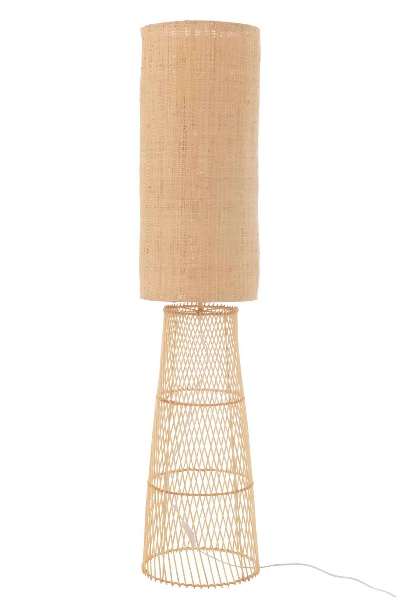 Vloerlamp Baammor Linnen H141 cm
