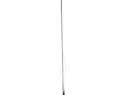 Hanglamp Hovano Groen met groene jute kap, mangohout accenten en luchtige, ronde vorm