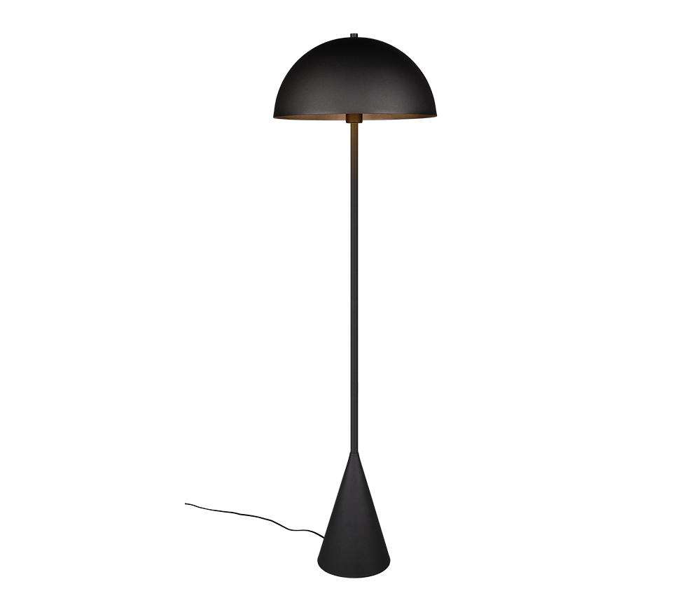 Vloerlamp Flaurno Mat Zwart H130 cm - Set van 3