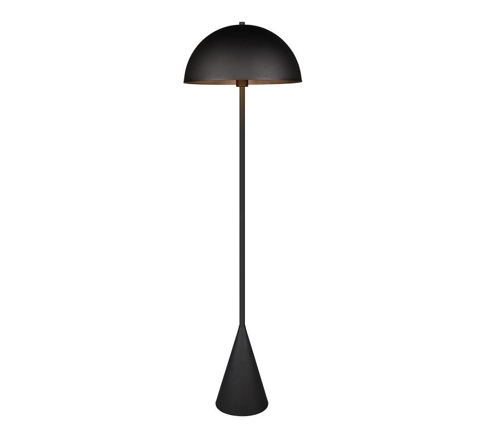 Vloerlamp Flaurno Mat Zwart H130 cm - Set van 3 - Afbeelding 3