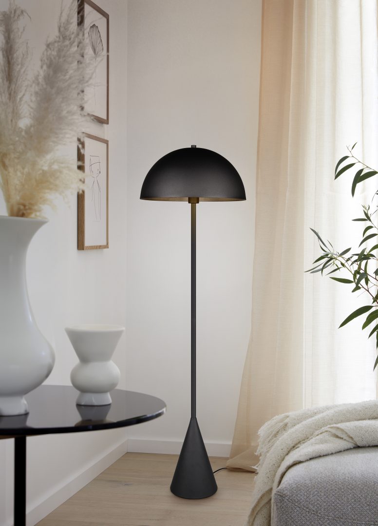 Vloerlamp Flaurno Mat Zwart H130 cm - Set van 3 - Afbeelding 5