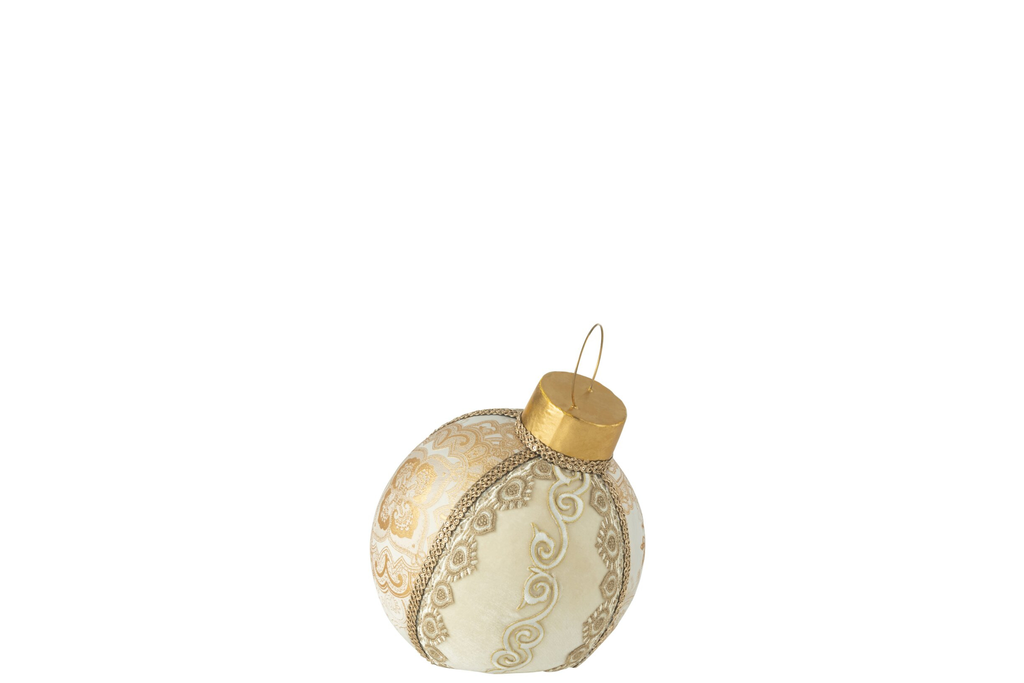 Kerstballen Sloomund Stof Goud