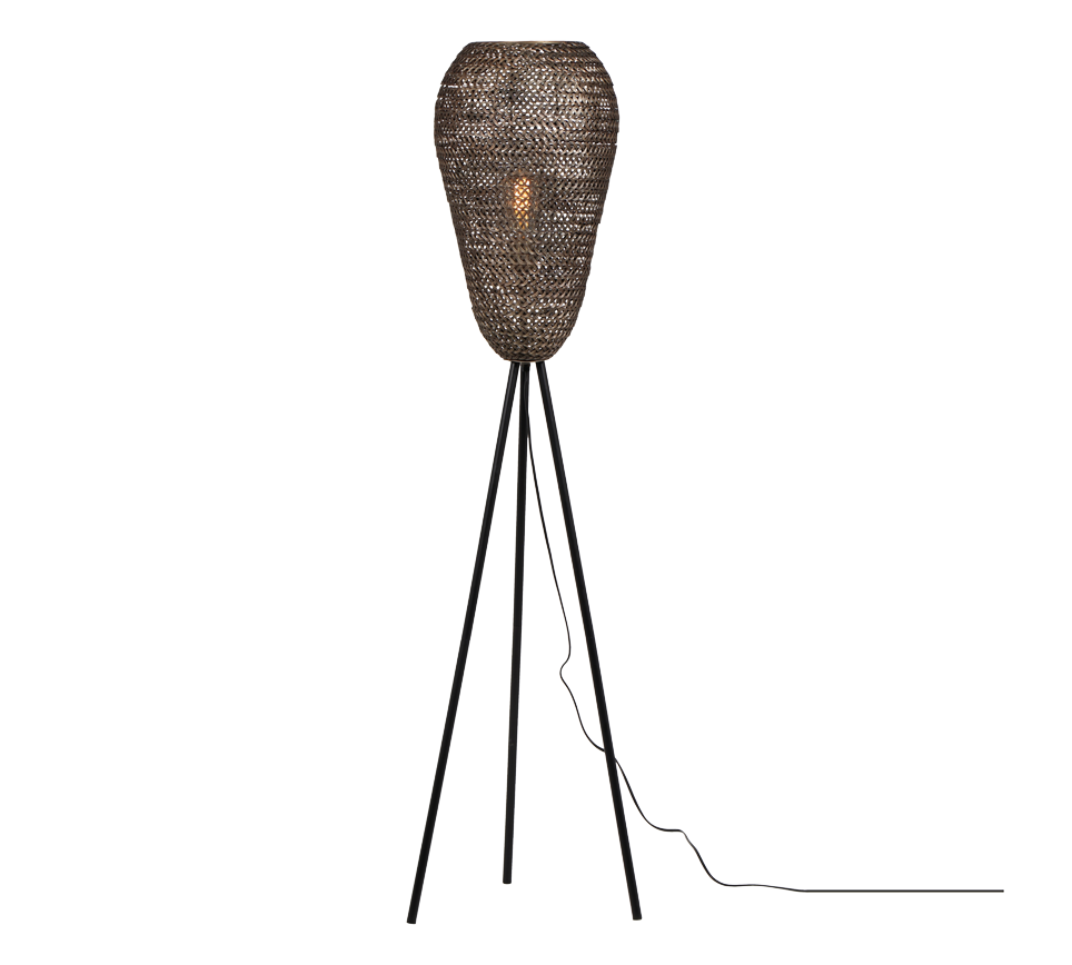 Vloerlamp Slekil Brons H140 cm - Set van 3 - Afbeelding 2
