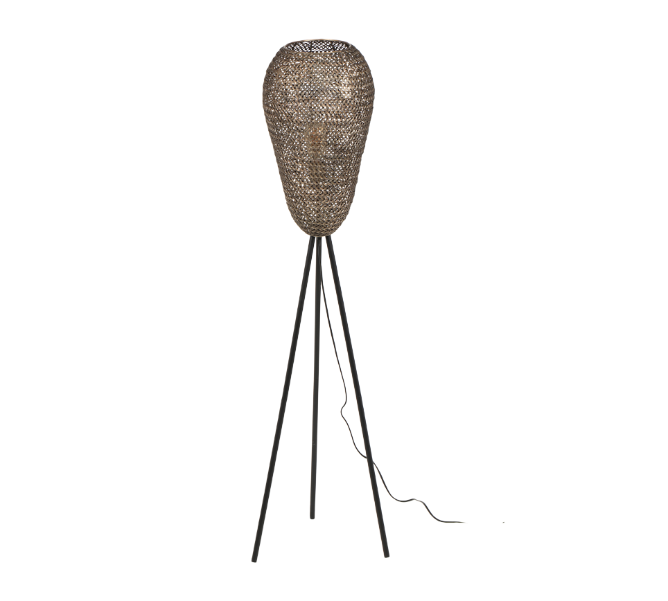 Vloerlamp Slekil Brons H140 cm - Set van 3 - Afbeelding 4