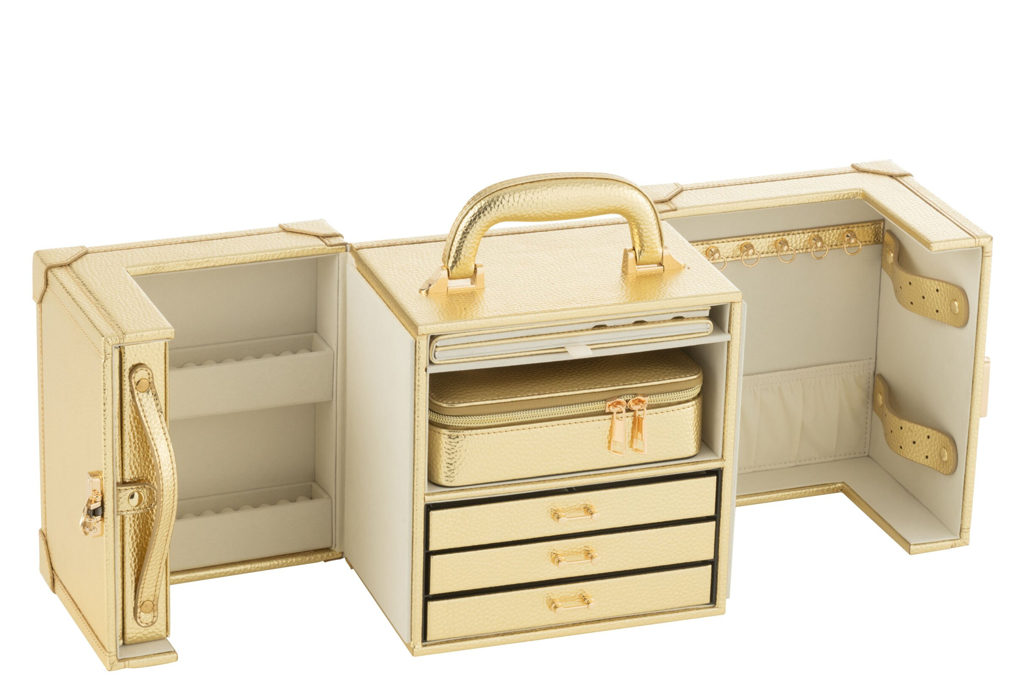 Sieradendoos Liemman Pvc Goud - Afbeelding 5