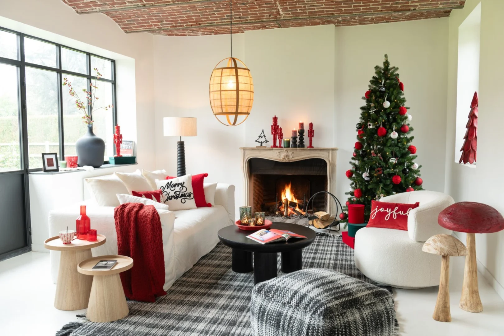 Plaid Kloosane Rood - Afbeelding 3