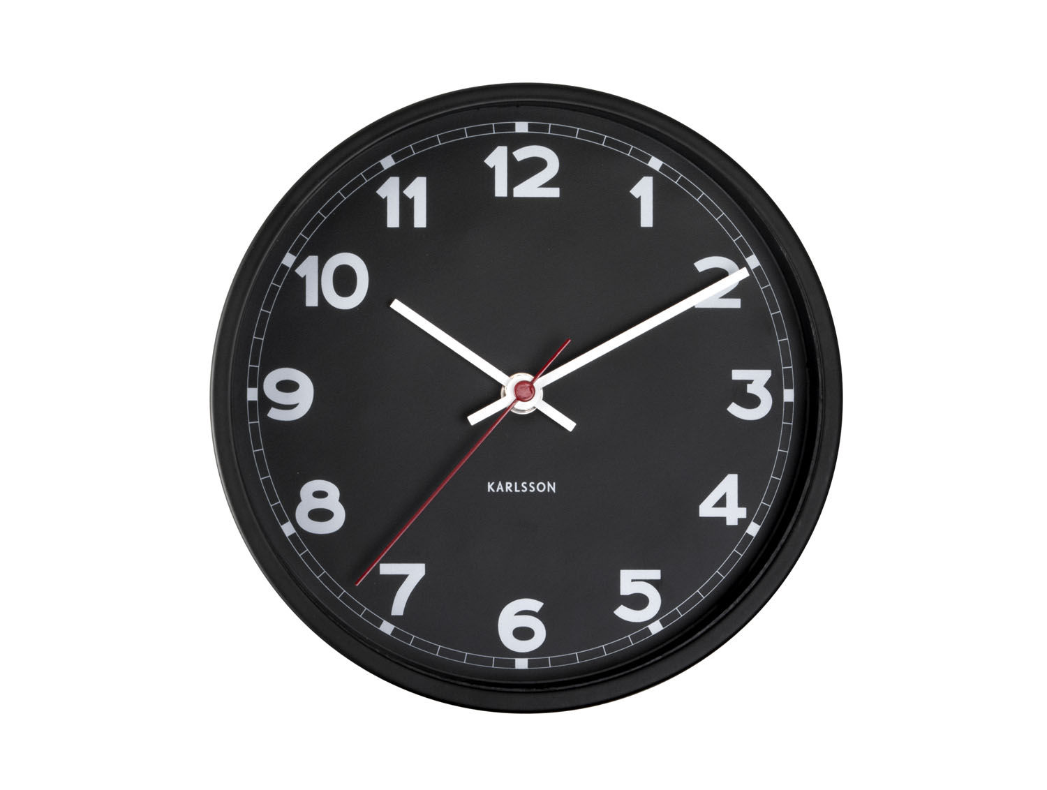 Wandklok Taumone Zwart - Afbeelding 2