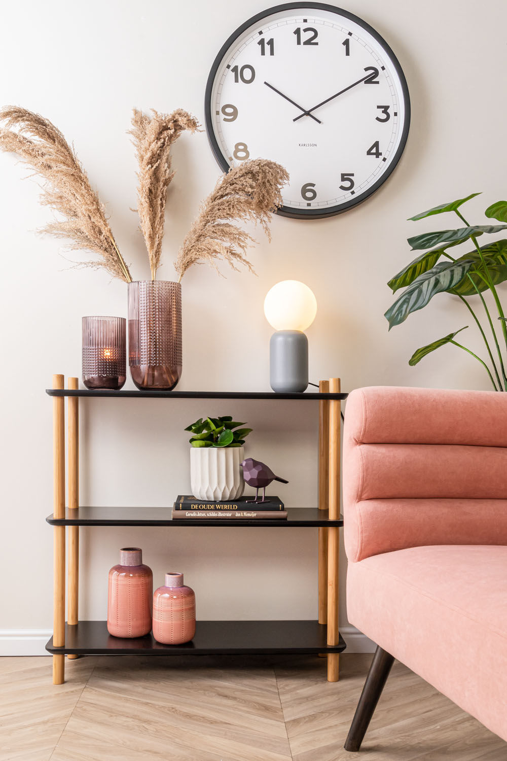 Wandklok Roorral Wit - Afbeelding 4