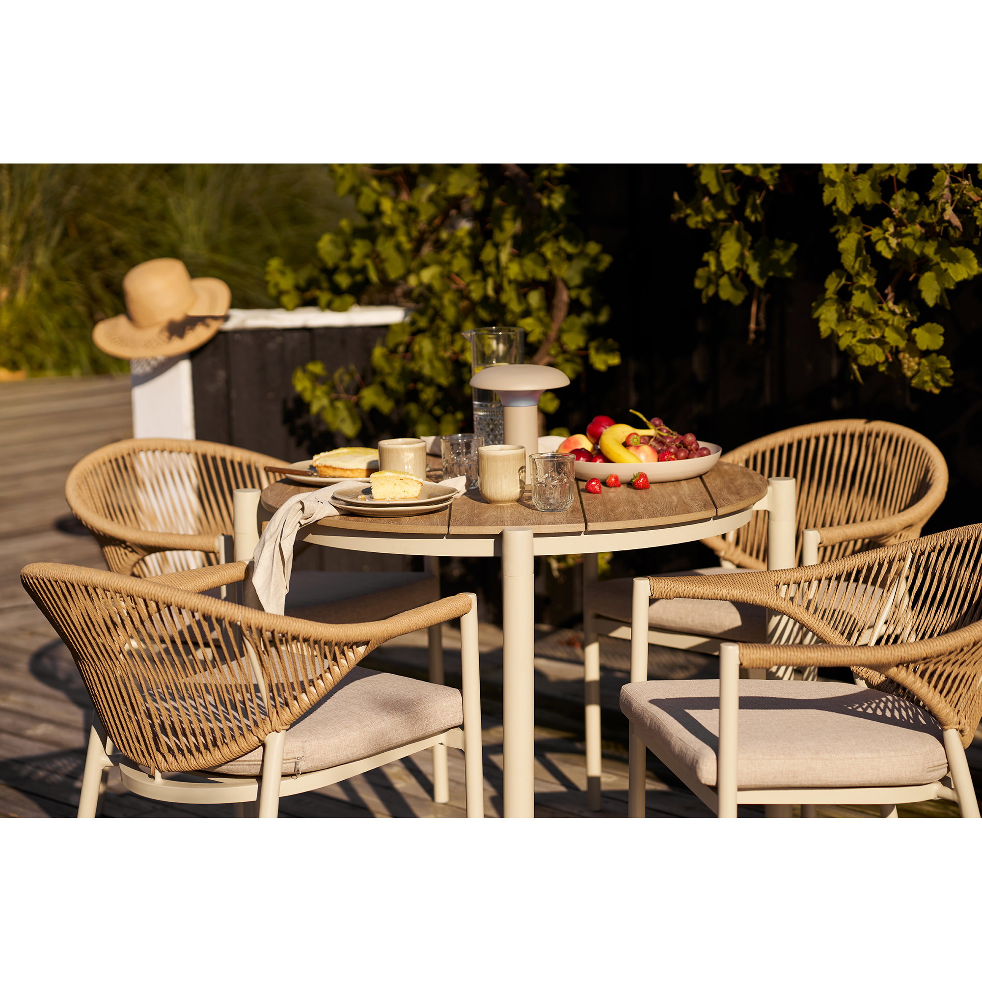 Mok Trenund Keramiek Beige - Set van 4 - Afbeelding 4