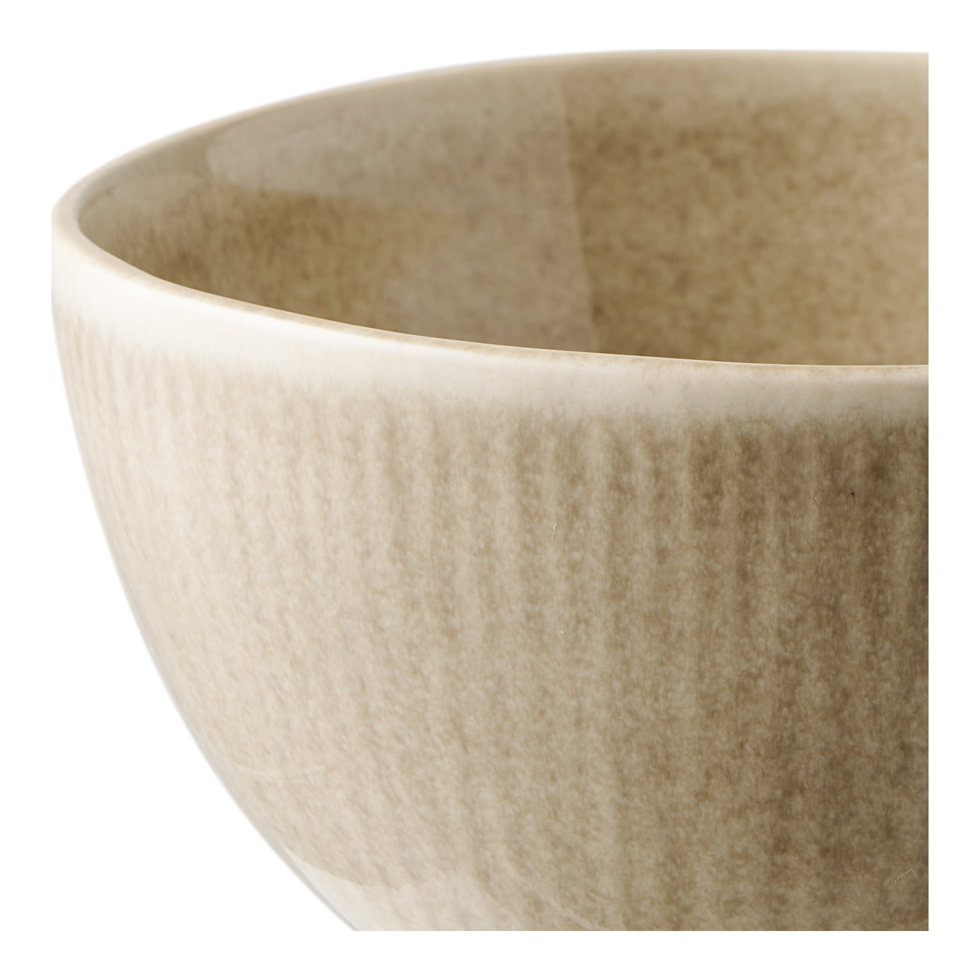 Kom Maamone Keramiek Beige - Set van 4 - Afbeelding 2
