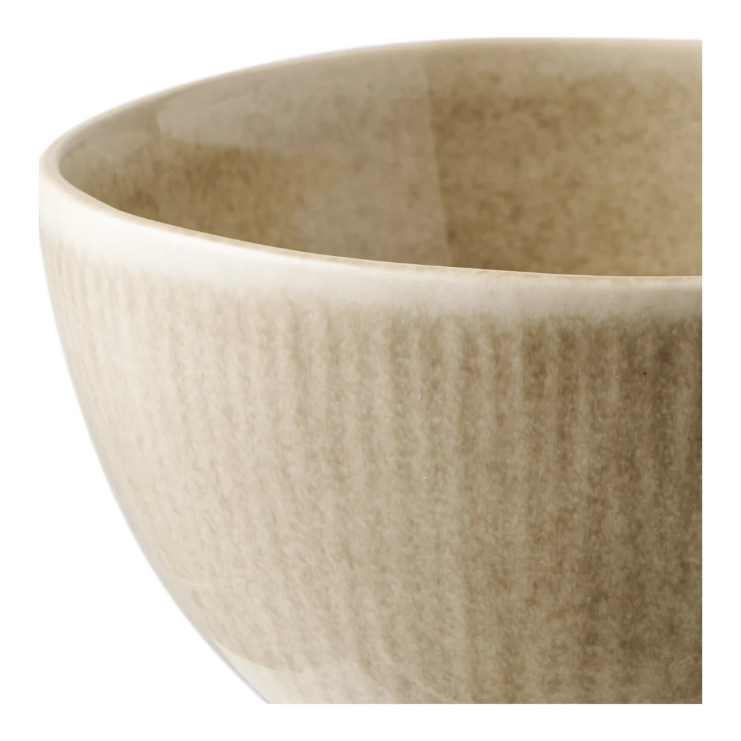 Kom Maamone Keramiek Beige - Set van 4 - Afbeelding 2