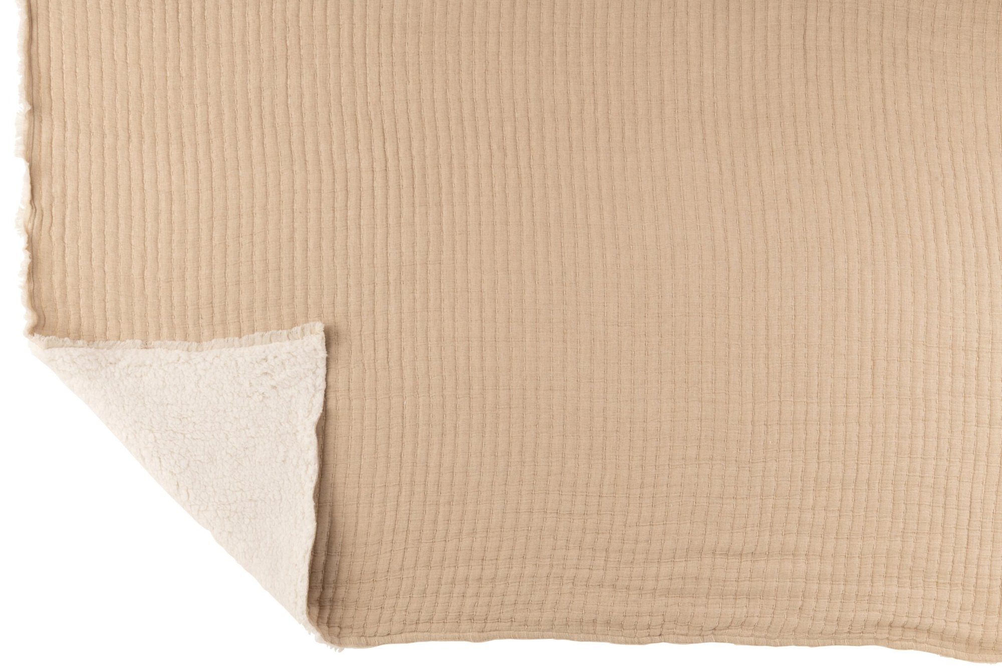 Plaid Jatine Beige - Afbeelding 3