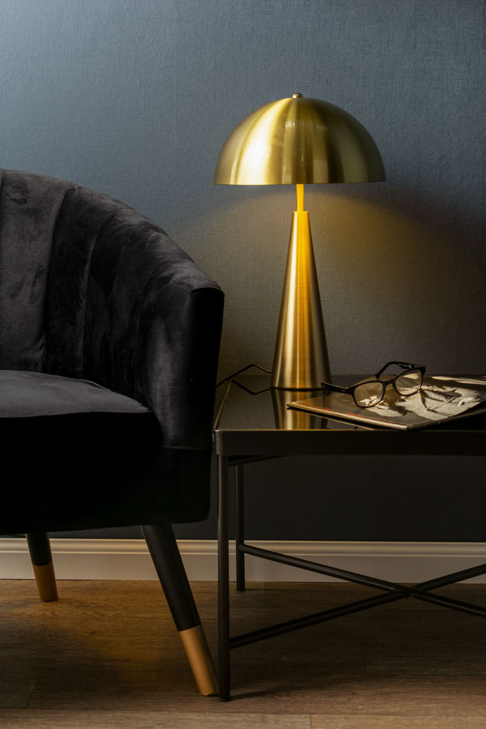 Tafellamp Grulto Goud Ø30 cm - Afbeelding 6