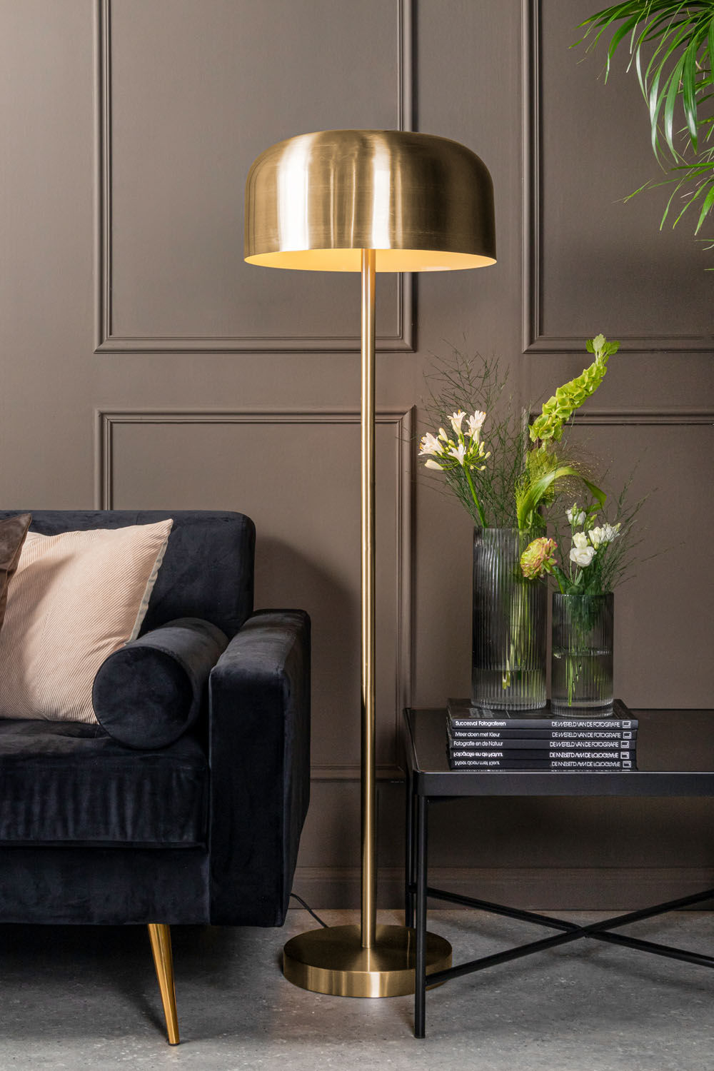 Vloerlamp Koondura Goud Ø42 cm - Afbeelding 6