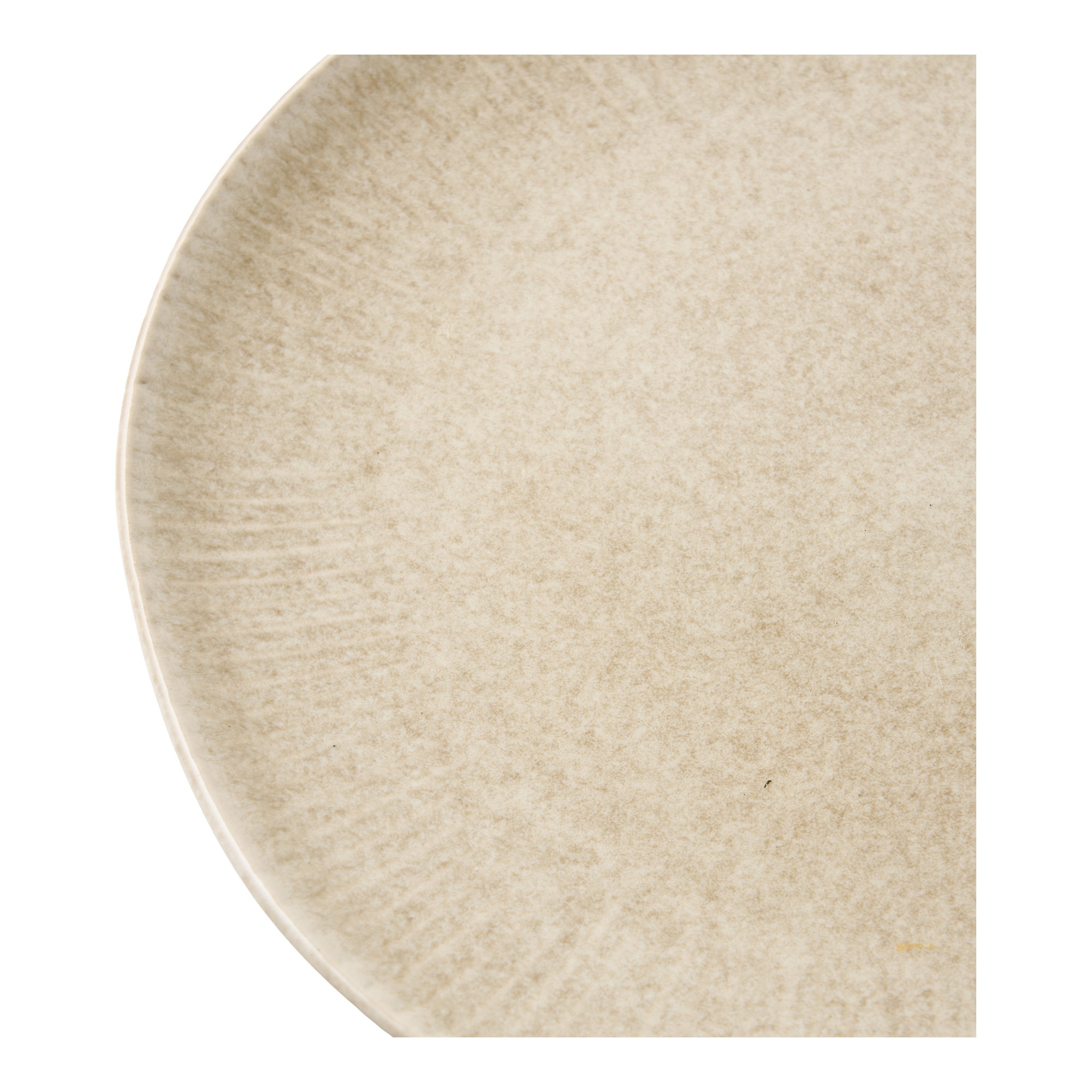 Lunchbord Runang Keramiek Beige - Set van 4 - Afbeelding 3