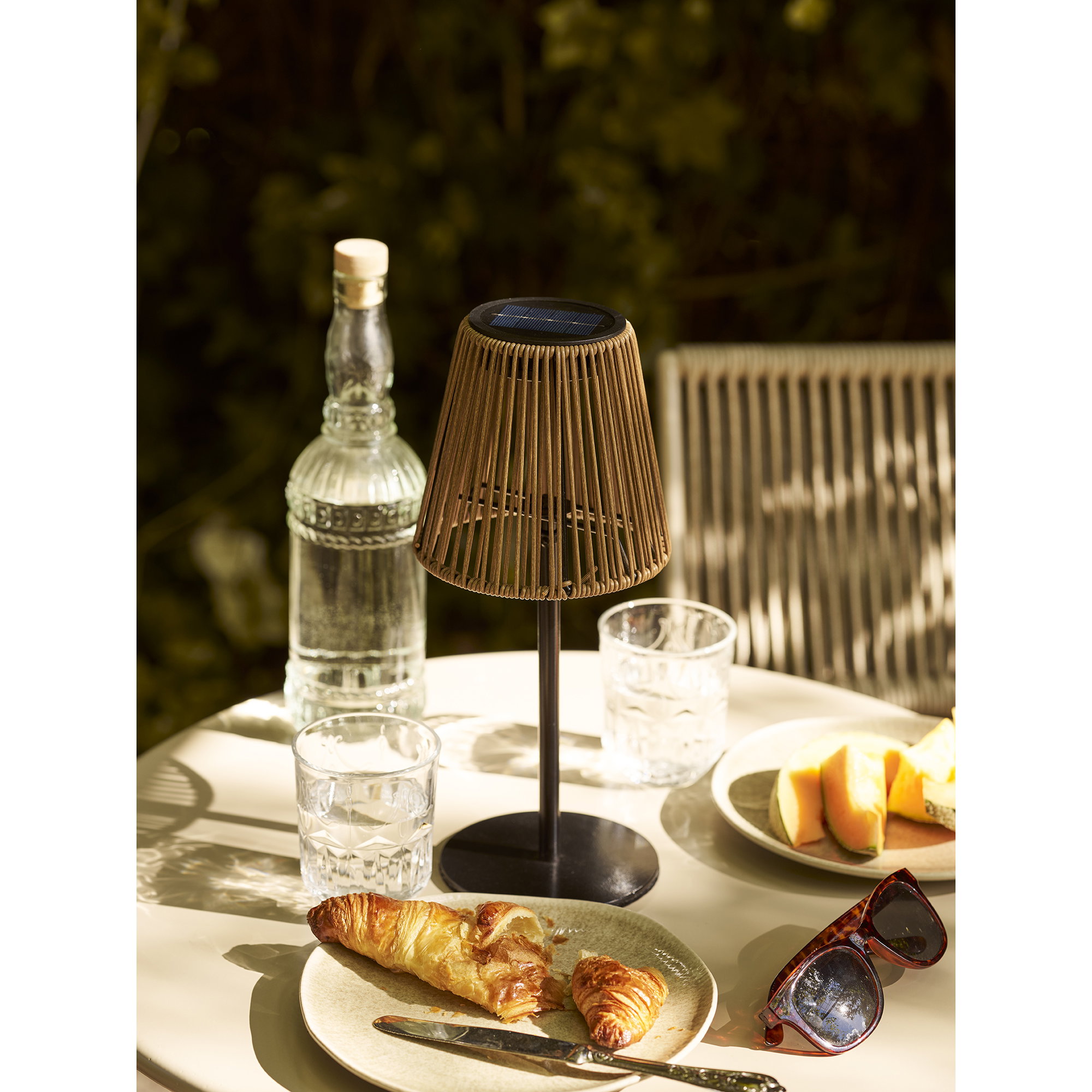 Lunchbord Runang Keramiek Beige - Set van 4 - Afbeelding 7