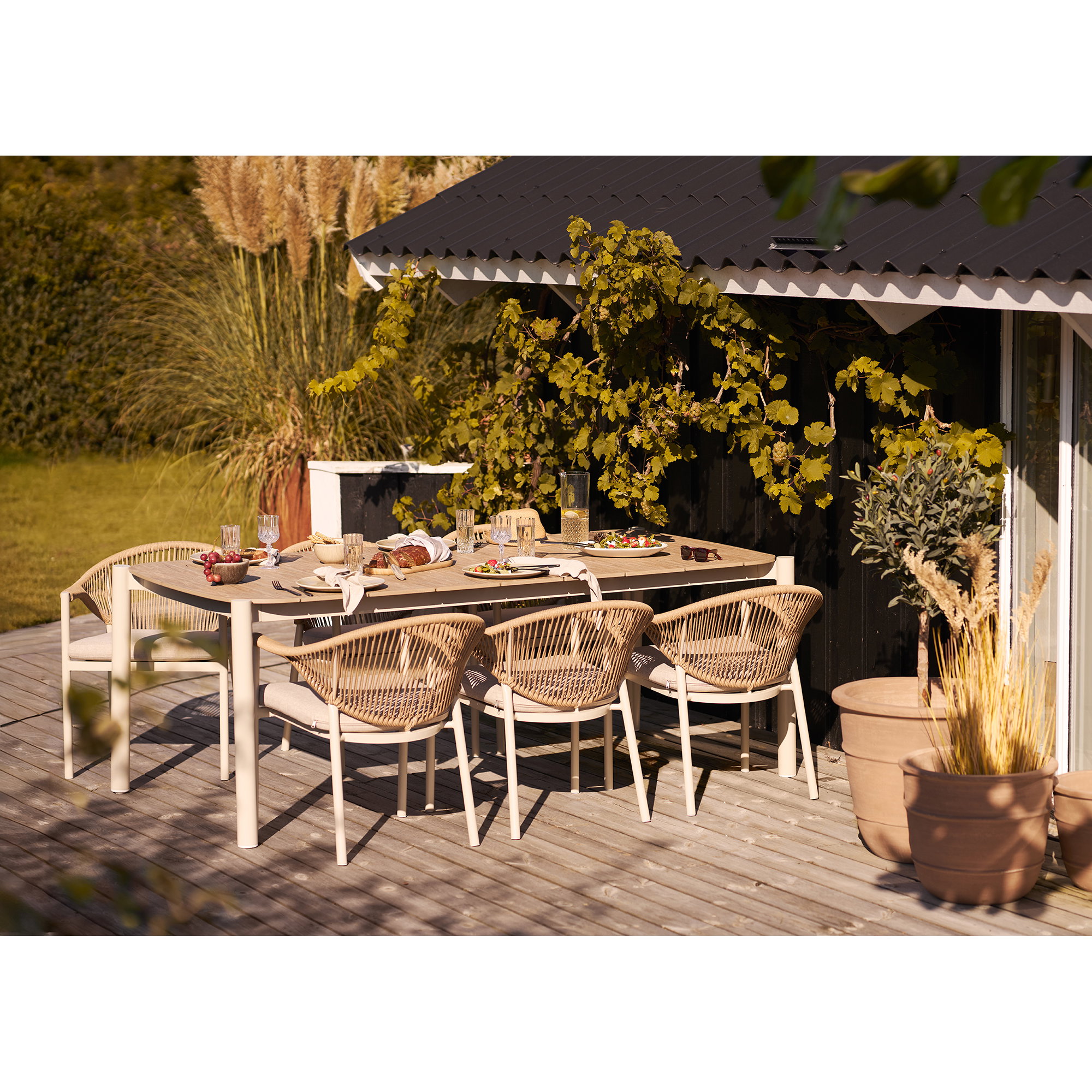 Dinerbord Priendund Beige - Set van 4 - Afbeelding 6