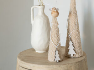 Decoratiefiguur Jaansonte Metaal Beige H28 cm