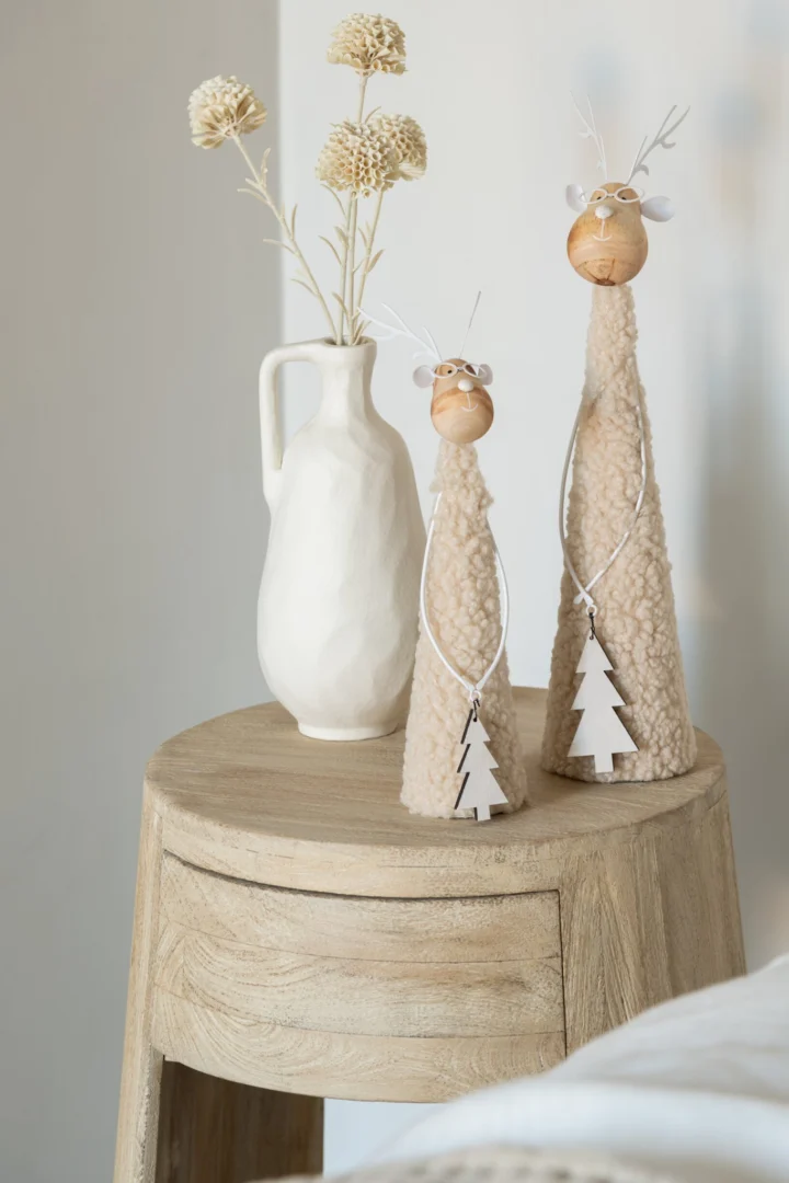 Decoratiefiguur Zitar Metaal Beige H37 cm - Afbeelding 2
