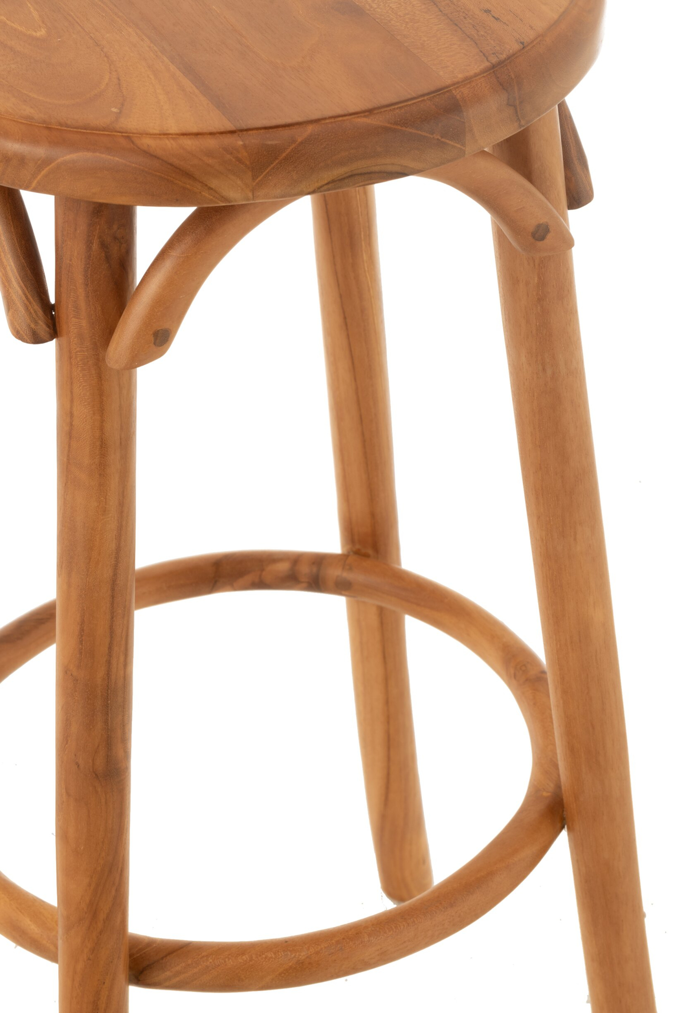 Barkruk Callen Teak Naturel - Afbeelding 3