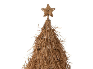 Kerstboom Staardun Rotan Naturel H64 cm