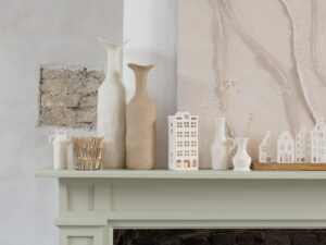 Vaas Reisen Aluminium Beige H31,5 cm