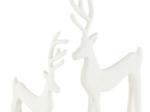 Decoratiefiguur Moosena Aluminium Wit H25,5 cm