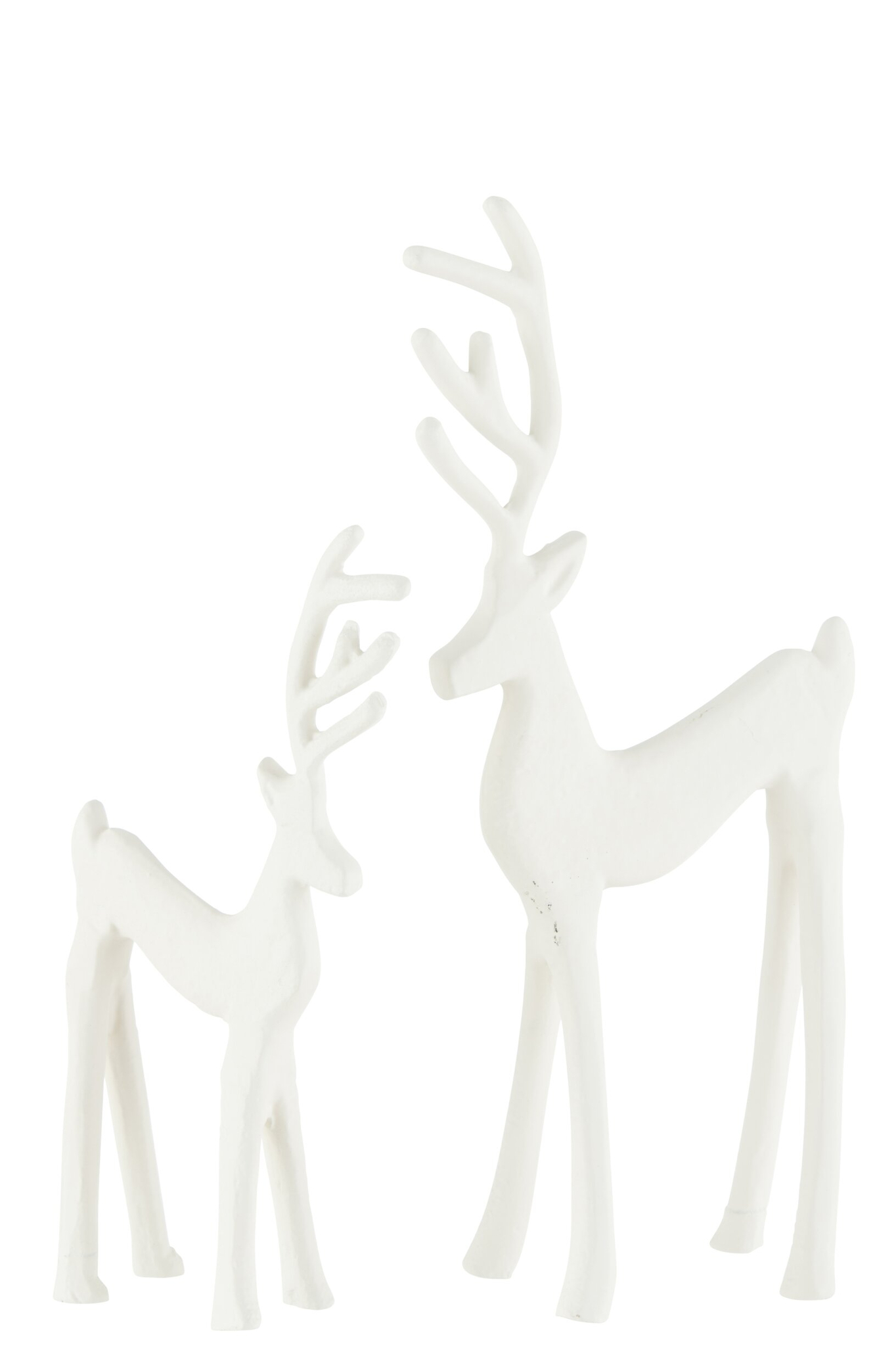 Decoratiefiguur Moosena Aluminium Wit H25,5 cm