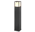 Buitenlamp Zurria antraciet, slanke metalen LED tuinpaal met warm licht, set van 3