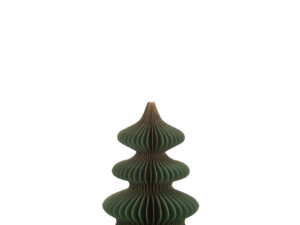 Kerstboom Pralil Papier Groen H38 cm
