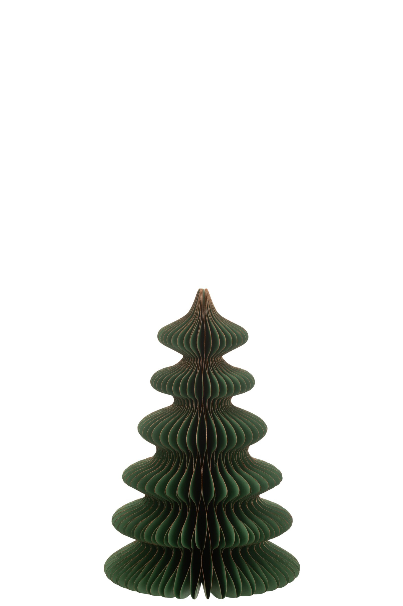 Kerstboom Pralil Papier Groen H38 cm