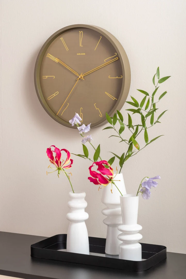 Wandklok Skinsena Groen - Afbeelding 3