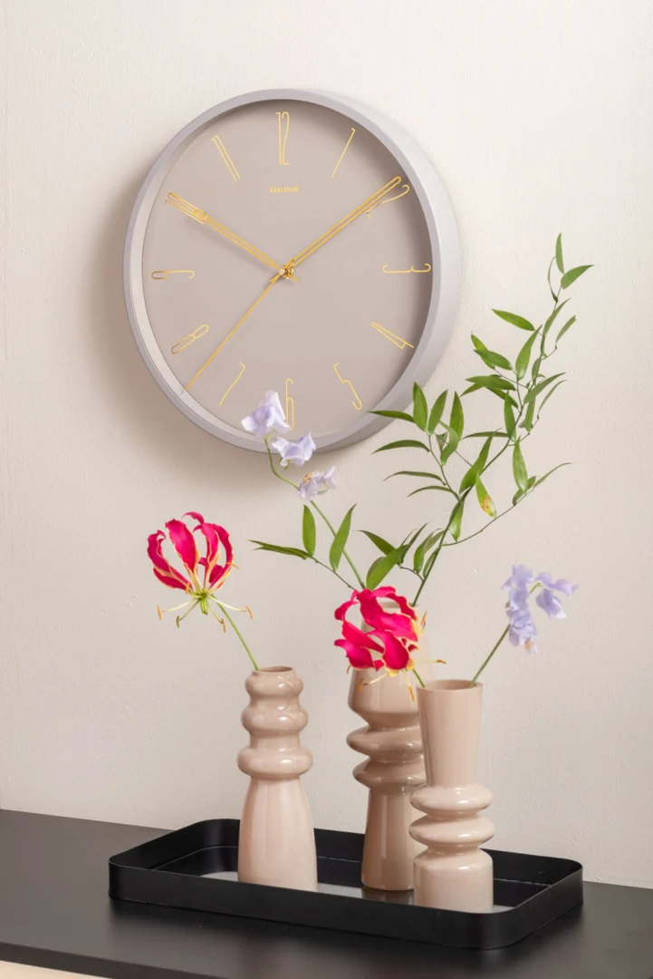 Wandklok Vaummen Warm Grijs - Afbeelding 3